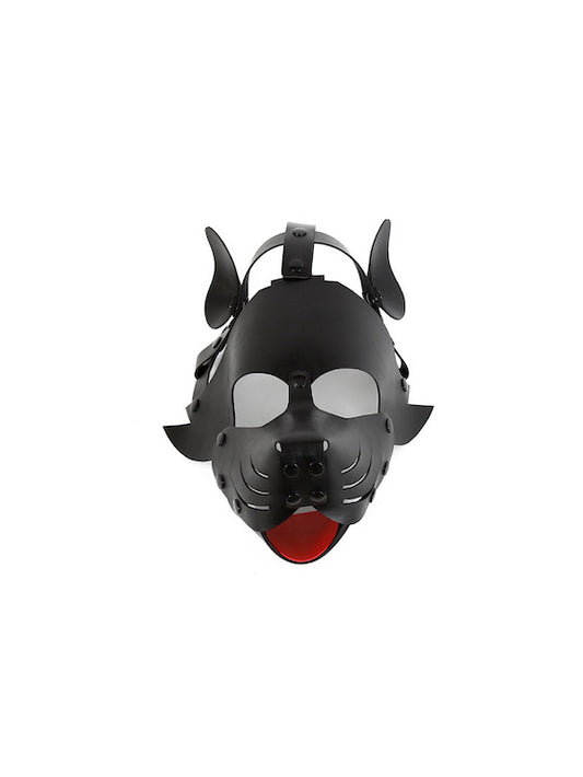 BDSM Puppy Play Gear Leather Puppy Dog Mask Hood