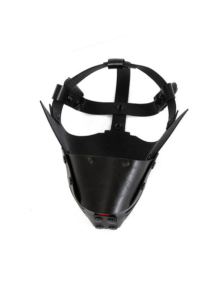 BDSM Puppy Play Gear Leather Puppy Dog Mask Hood