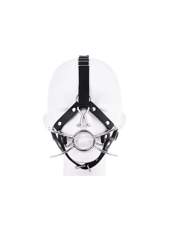 Bdsm Sex Toy Mouth Gag With Nose Hook Harness