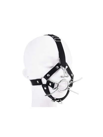 Bdsm Sex Toy Mouth Gag With Nose Hook Harness