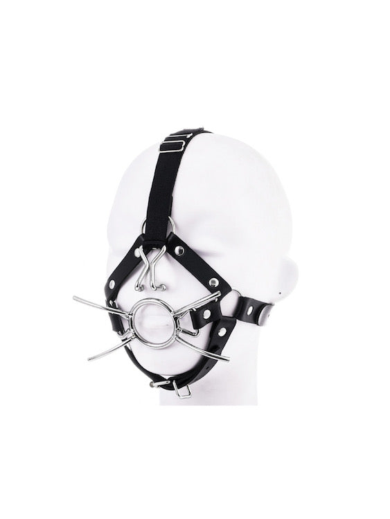 Bdsm Sex Toy Mouth Gag With Nose Hook Harness