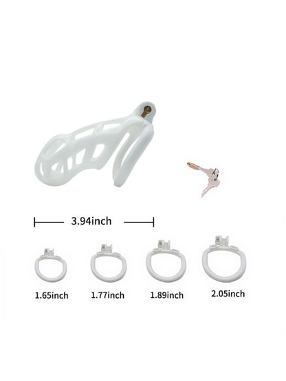 Cobra 2.0 Male Chastity Device White