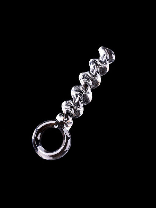 Crystal Spiral Anal Plug For Anal Training