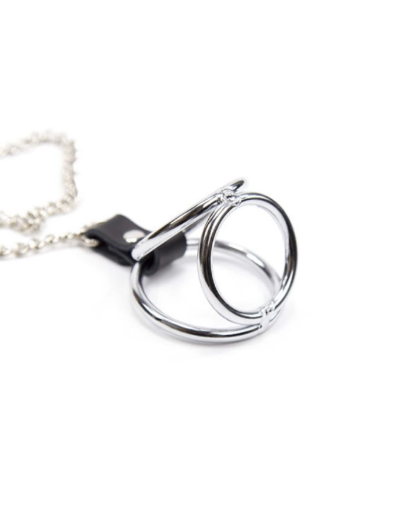 Gay Male Nipple Clamps With Chain And Cock Ring