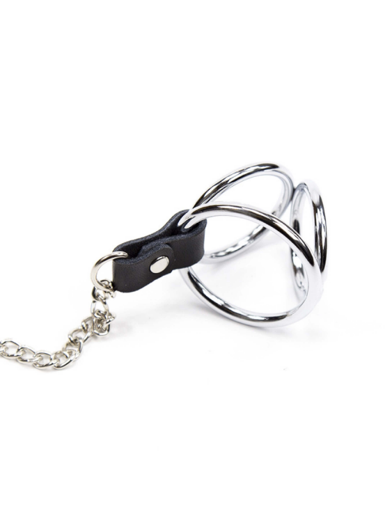 Gay Male Nipple Clamps With Chain And Cock Ring