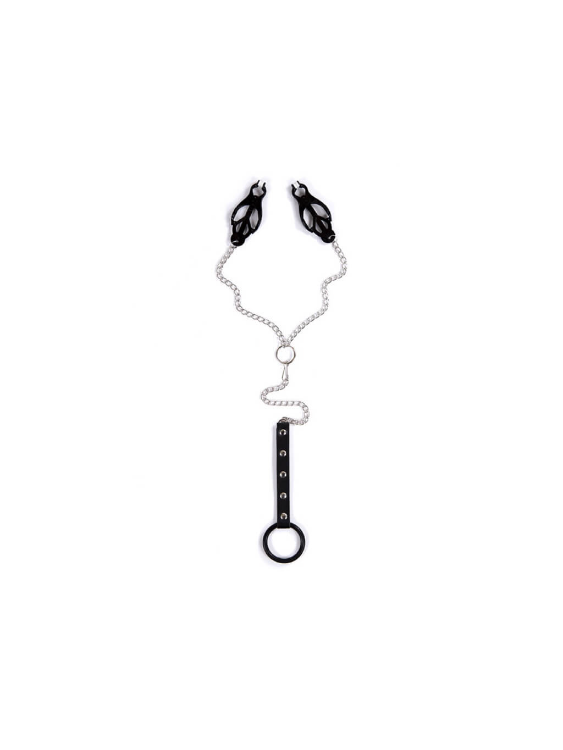 Gay Male Nipple Clamps With Chain And Cock Ring