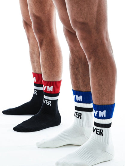 Gym Fever Doubles Training Crew Socks 2 Pairs