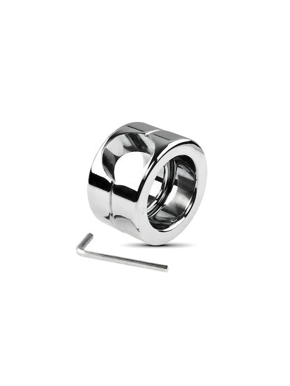 Heavy Metal Ball Stretcher For Men's Penis