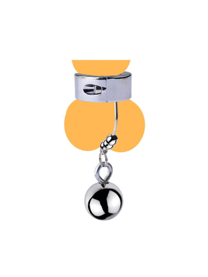 Heavy Stainless Steel Ball Stretchers With Anal Plug For Gay Men BDSM Games