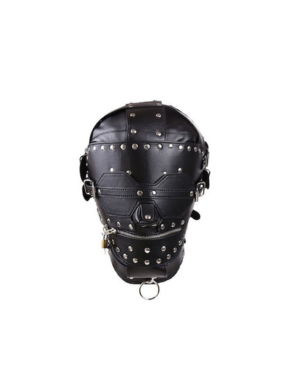 Leather Bondage Hood