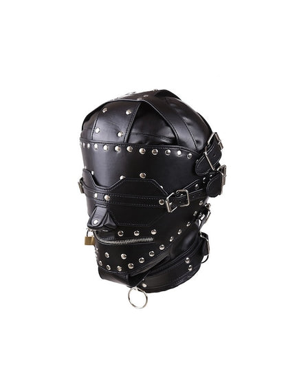 Leather Bondage Hood