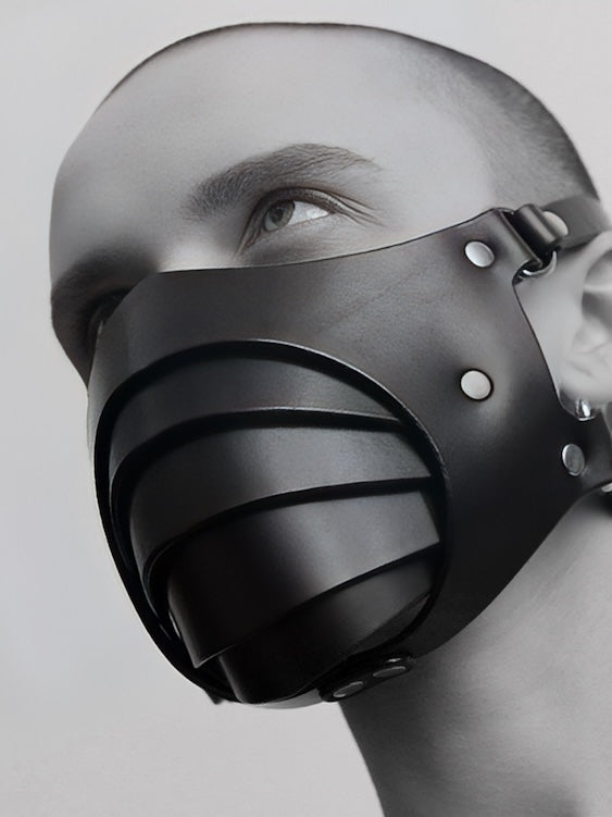 Leather Face Muzzle Masks