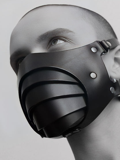 Leather Face Muzzle Masks