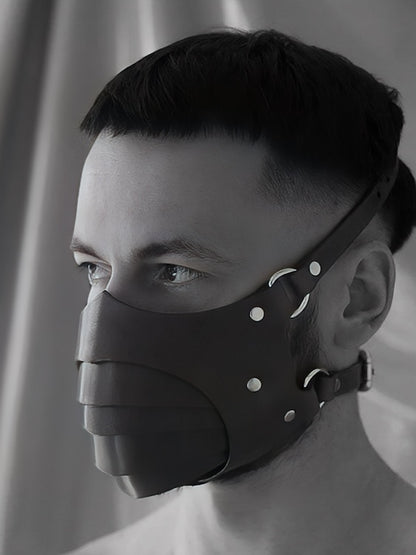 Leather Face Muzzle Masks