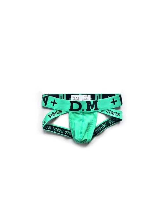 Men's Cotton Double-String Underwear Bright Green