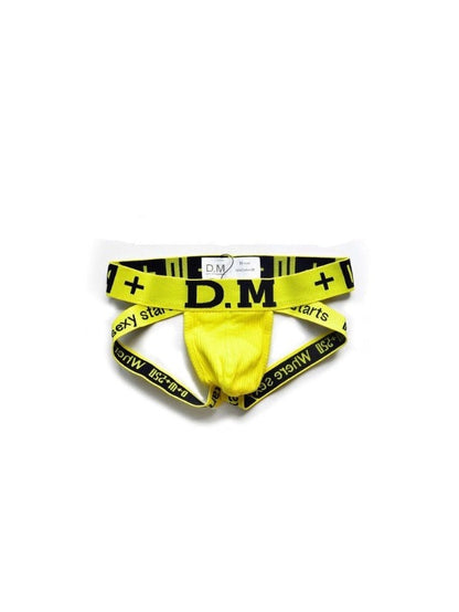 Men's Cotton Double-String Underwear Yellow