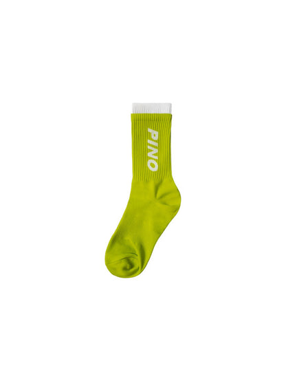 Men's Fluorescent Chartreuse Crew Socks