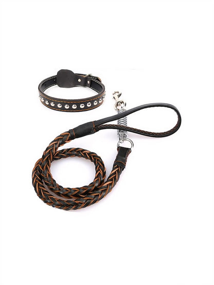 Men's Puppy Play Collar And Leash Set