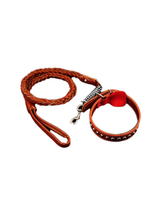 Men's Puppy Play Collar And Leash Set