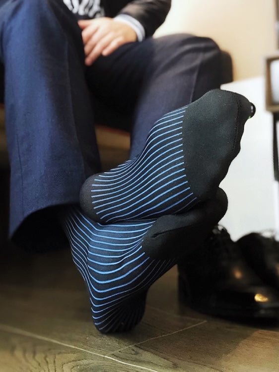 Mens-Suit-Socks-With-Stripe