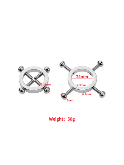 Metal Adjustable Nipples Clamp Weights For Gay Men