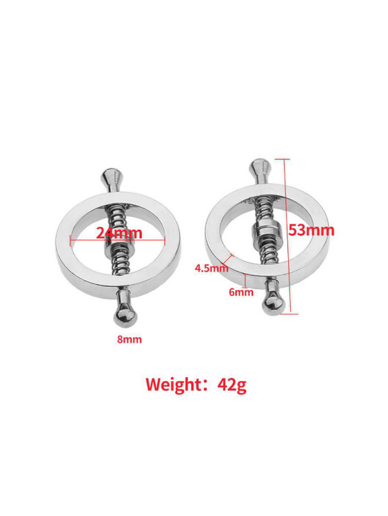 Metal Adjustable Nipples Clamp Weights For Gay Men