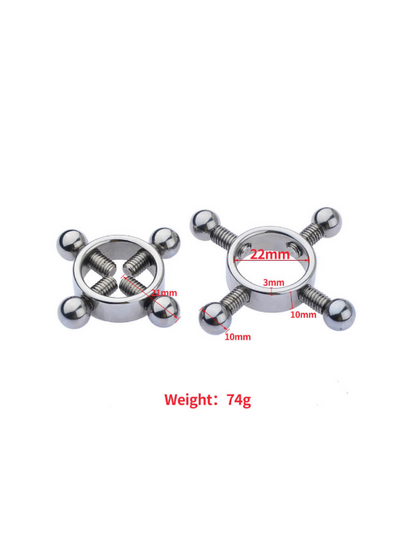 Metal Adjustable Nipples Clamp Weights For Gay Men