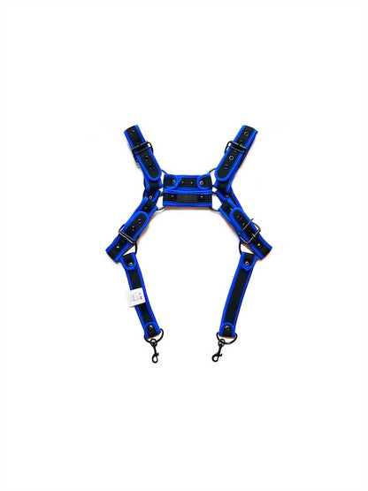 Neon Mens Body Harness With Snaps