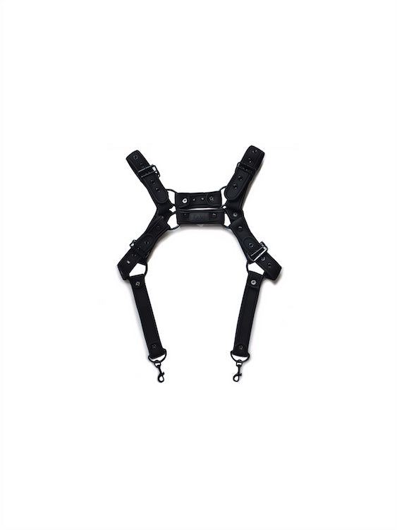 Neon Mens Body Harness With Snaps