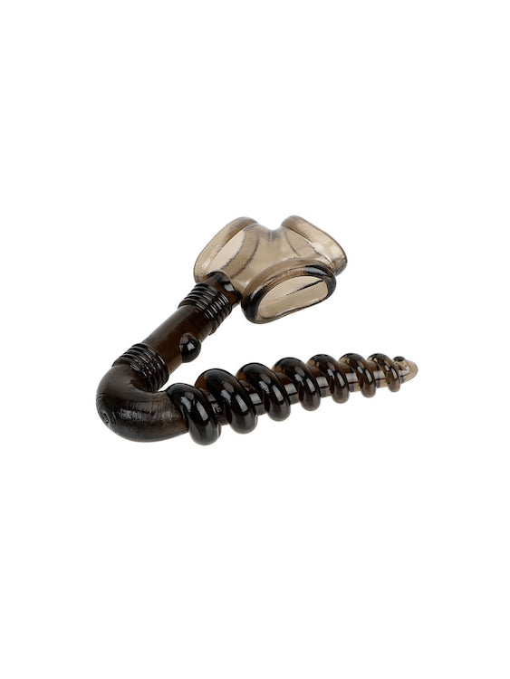 Cock Ring With Spiral Anal Plug