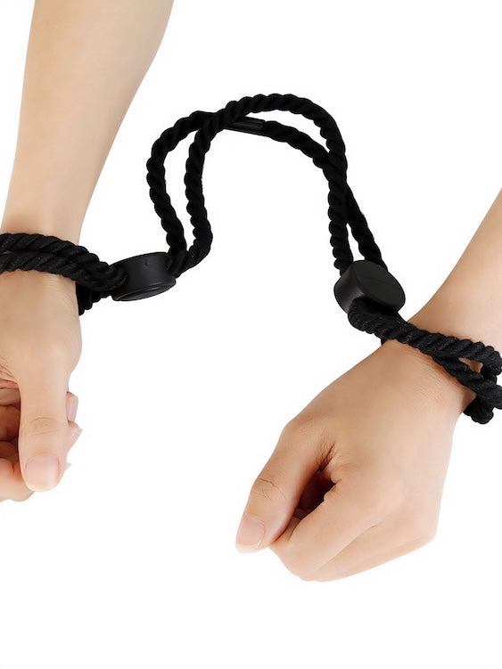 Pull-out Adjustable Bondage Rope Handcuffs