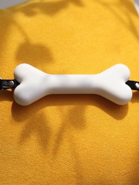 Puppy Play Silicone Dog Bone Gag