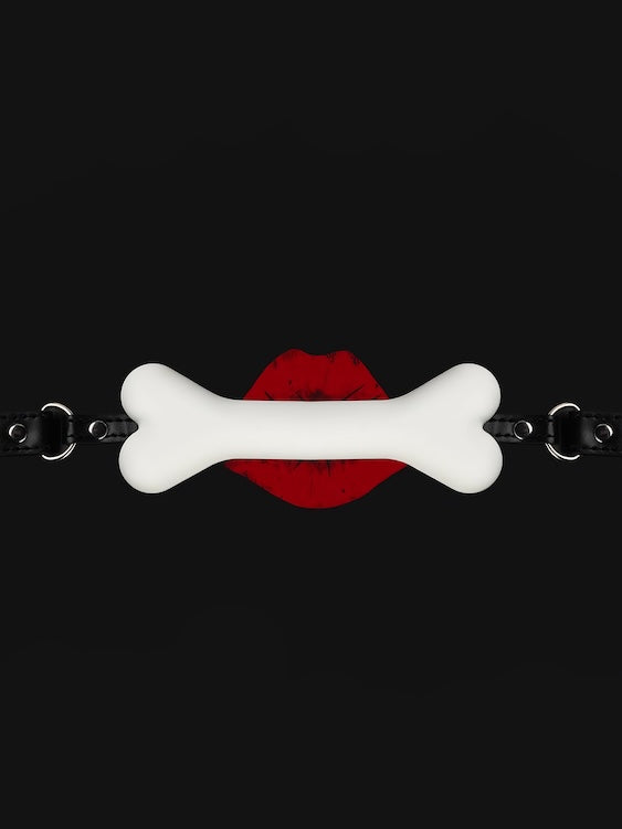 Puppy Play Silicone Dog Bone Gag