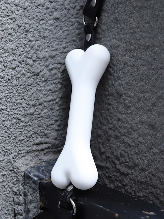 Puppy Play Silicone Dog Bone Gag