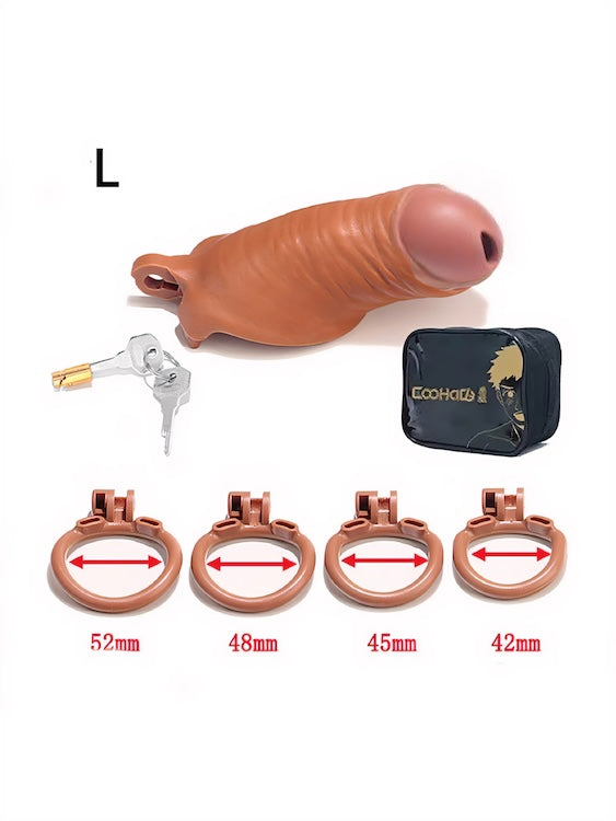 Realistic Penis Sheath Chastity Device