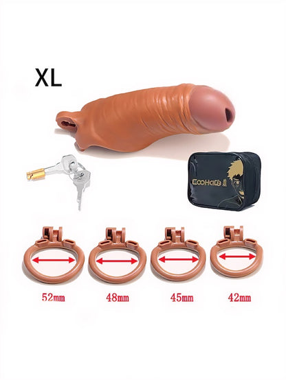 Realistic Penis Sheath Chastity Device