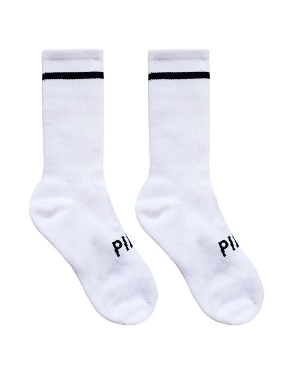 Seductive White Cotton Crew Socks for Gay Men Sample