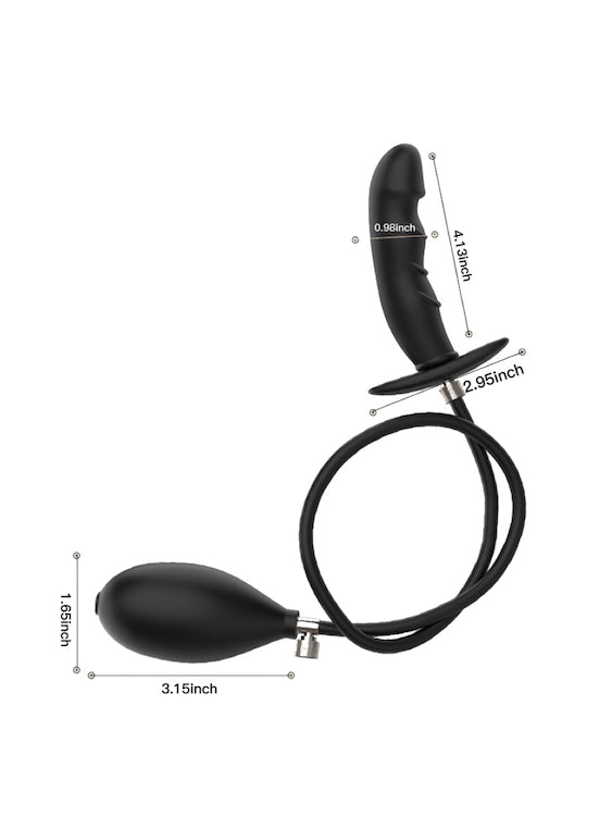 Silicone Expand Inflatable Anal Plug For Anal Play