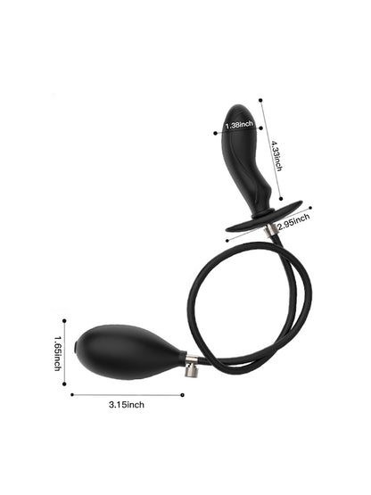 Silicone Expand Inflatable Anal Plug For Anal Play