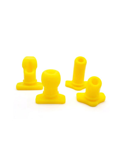 Silicone Urinal Bite Plug Mouth Gag with 4 Pieces Gag Ball