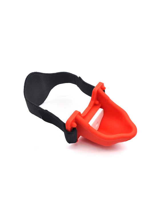 Silicone Urinal Bite Plug Mouth Gag with 4 Pieces Gag Ball