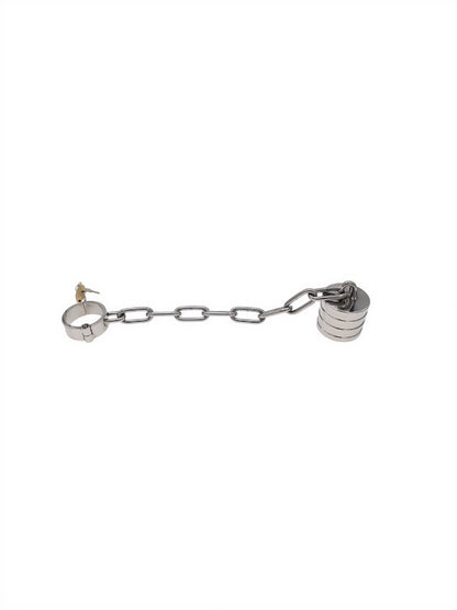 Stainless Steel Cock And Balls Weight With Chain