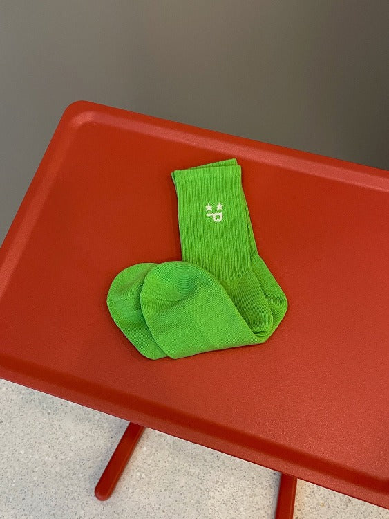 Star Fetishism Walking On Air Sports Socks For Gay Men Sock Fetish Green Sample