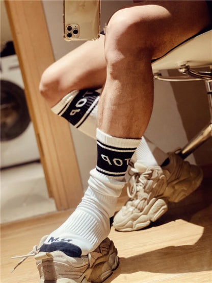 TOP? BTTM or VERS? Long Knee Socks For Gay Man Model