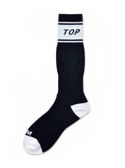 TOP? BTTM or VERS? Long Knee Socks For Gay Man Black