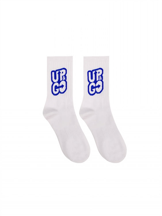 UPGO Boy's White Crew Socks