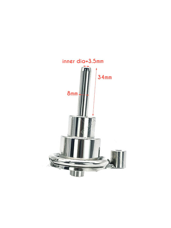 Ultra Small Stainless Steel Male Chastity Cage with Metal Penis Plug Tube