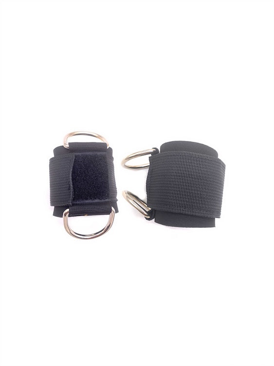 Wrist Restraints With Metal Hooks For Bondage