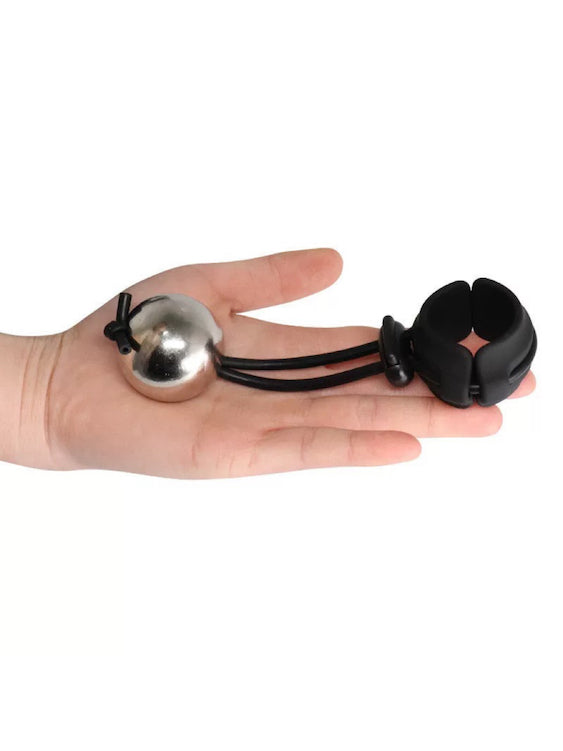 Ball Weight And Ball Stretcher With Cock Ring For Penis Weight Training