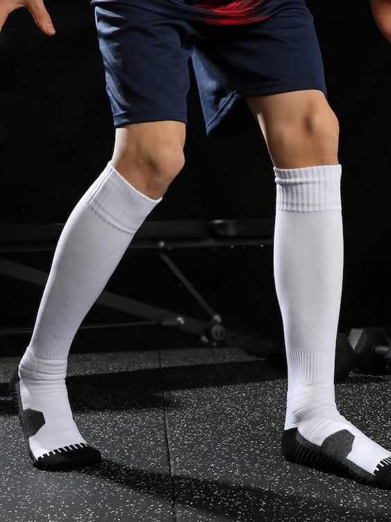 Men's Sporty Thigh-High Socks with Protection